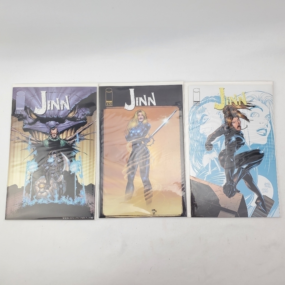Jinn Comic Book 1st Printing 2000 Image #1 #2 Lot Of 3